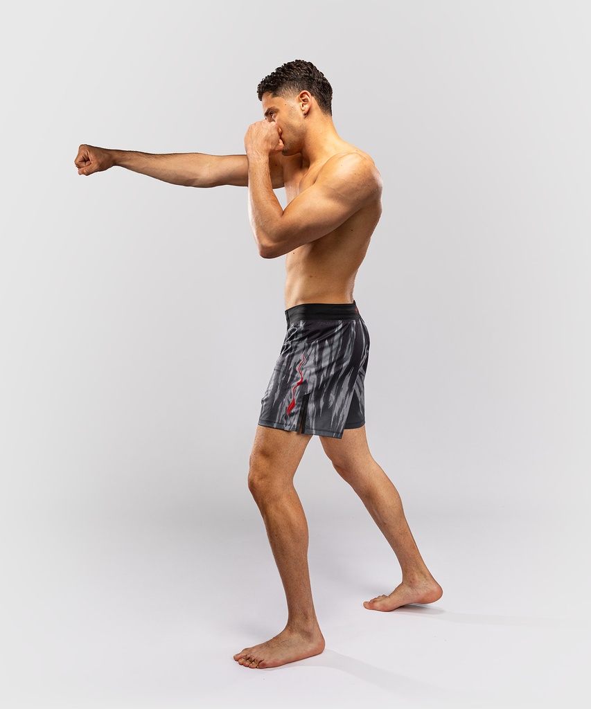 Venum Fight Shorts Demon, Schwarz-Grau 3