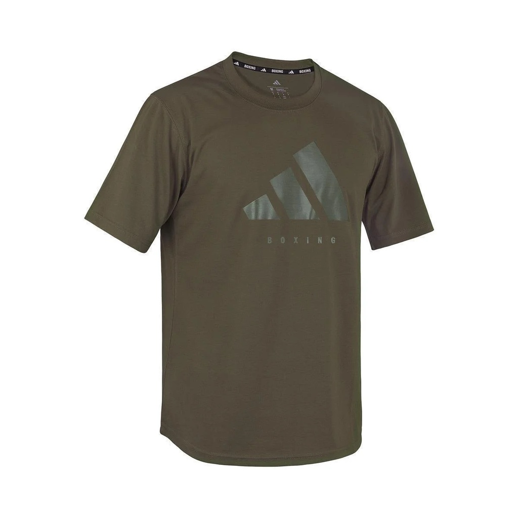 adidas T-Shirt Boxing Community Baumwolle-Polyester, Olivgrün 2