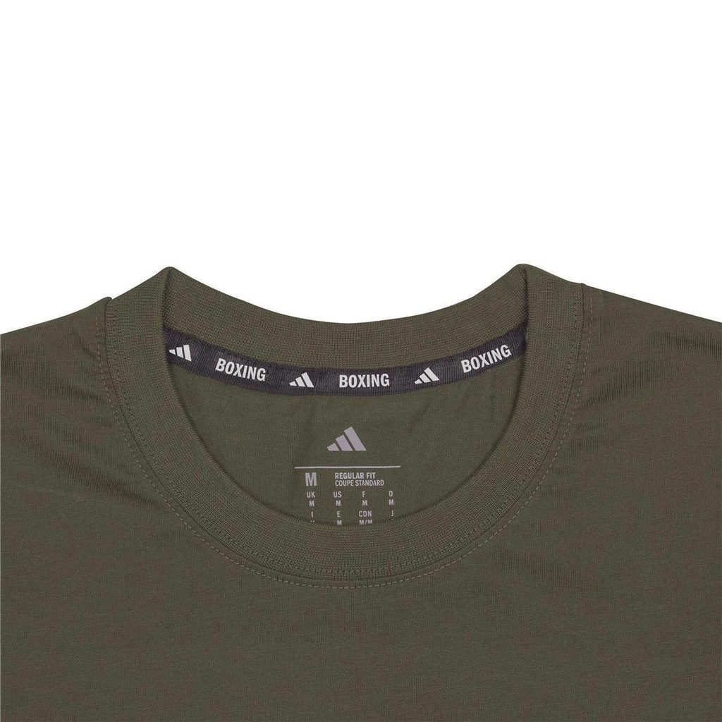 adidas T-Shirt Boxing Community Baumwolle-Polyester, Olivgrün 4