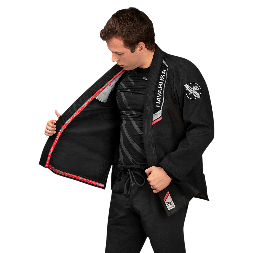 Hayabusa BJJ Gi Ultra Lightweight, Schwarz 4