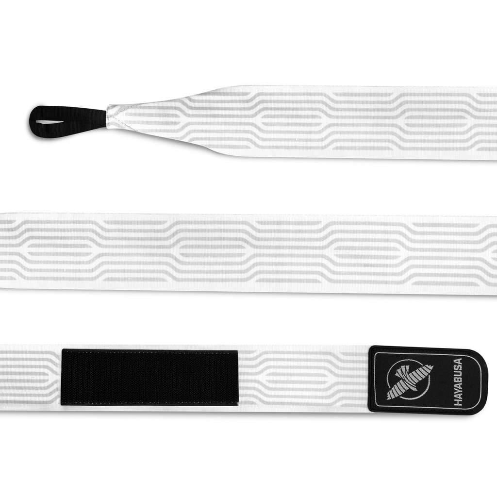 Hayabusa Boxbandagen Perfect Stretch Waveform 4,5m Halbelastisch, Weiss 3