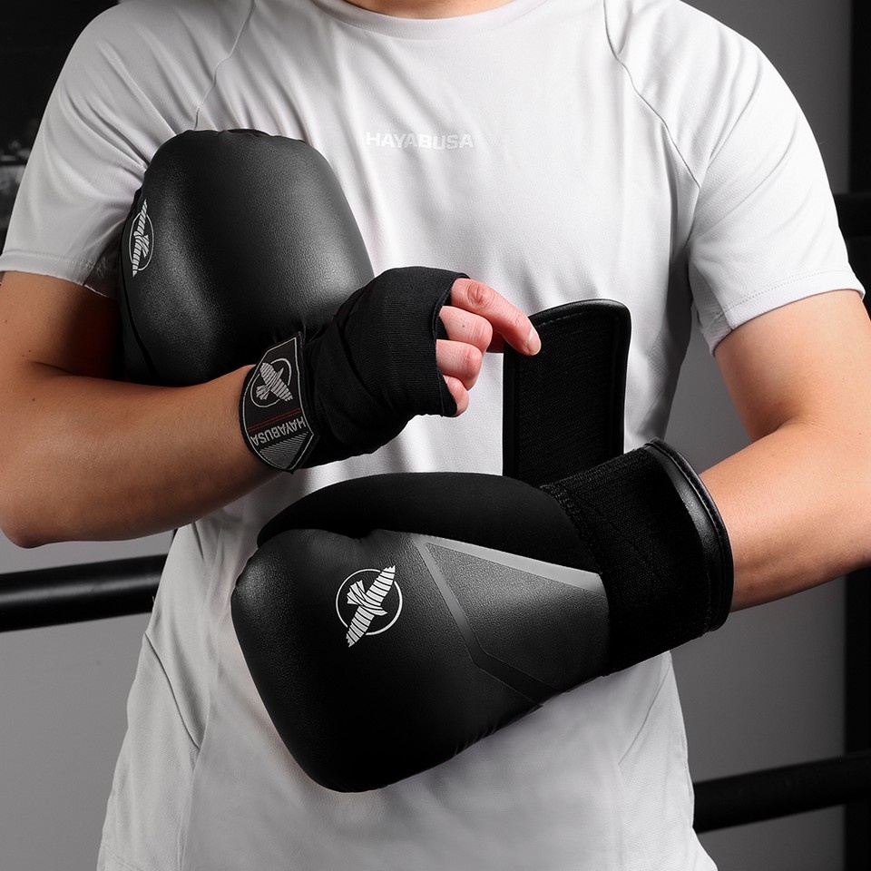 Hayabusa Boxhandschuhe E1, Schwarz 4