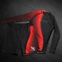 Hayabusa Rash Guard Apex Nova Kids, Schwarz-Rot 6