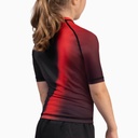 Hayabusa Rash Guard Apex Nova Kids, Schwarz-Rot 2