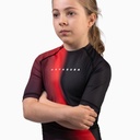 Hayabusa Rash Guard Apex Nova Kids, Schwarz-Rot 3