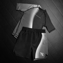 Hayabusa Rash Guard Apex Nova Kids, Schwarz-Weiss 6