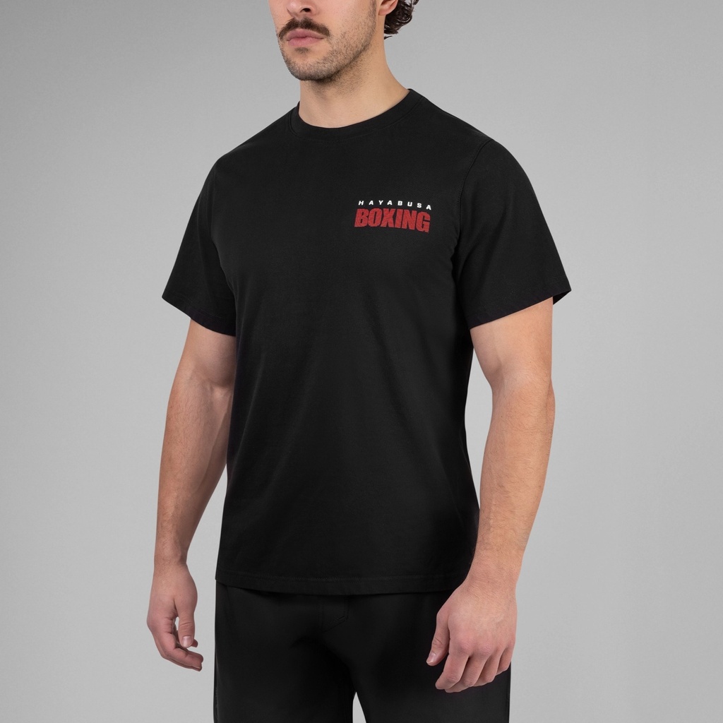 Hayabusa T-Shirt Boxing, Schwarz 2