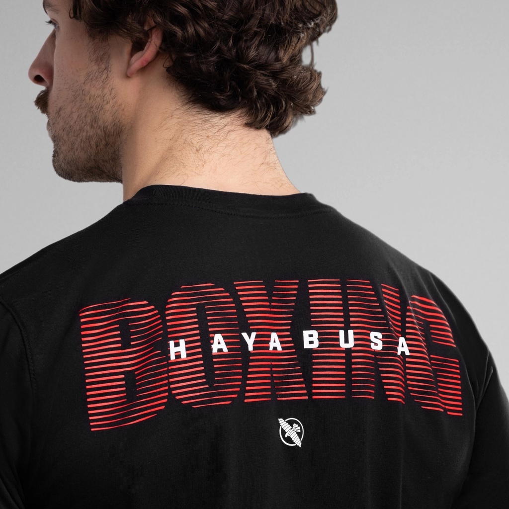 Hayabusa T-Shirt Boxing, Schwarz 3