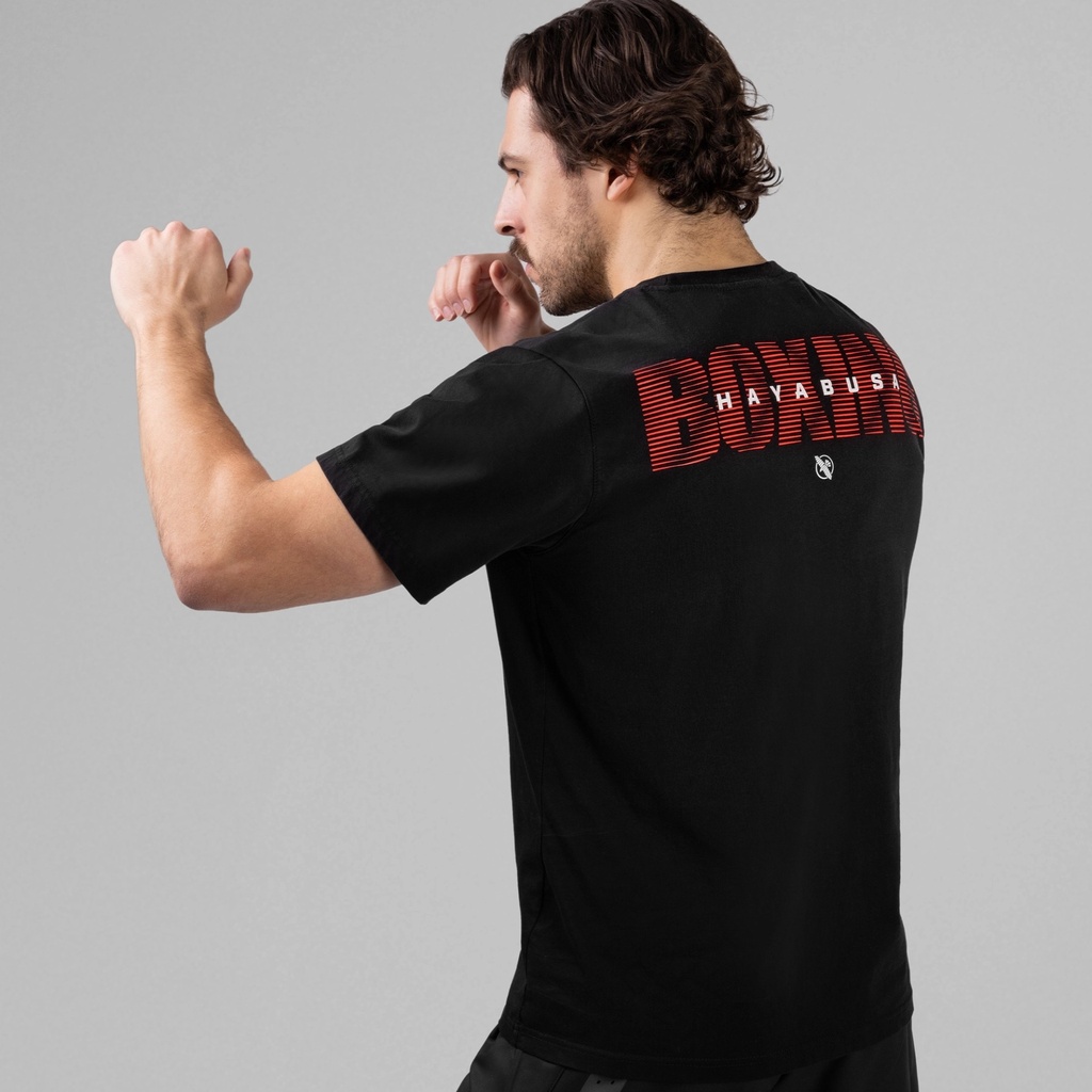 Hayabusa T-Shirt Boxing, Schwarz 5