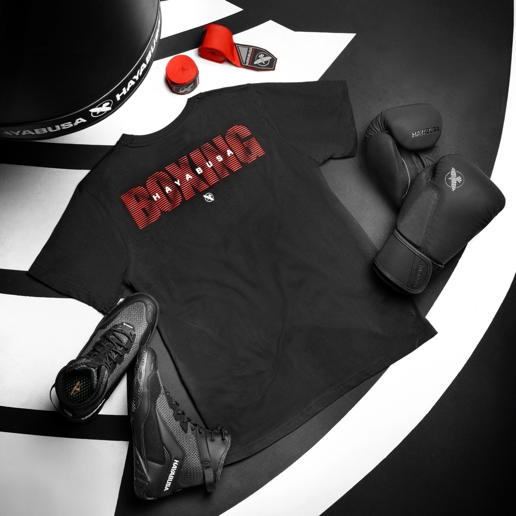 Hayabusa T-Shirt Boxing, Schwarz 6