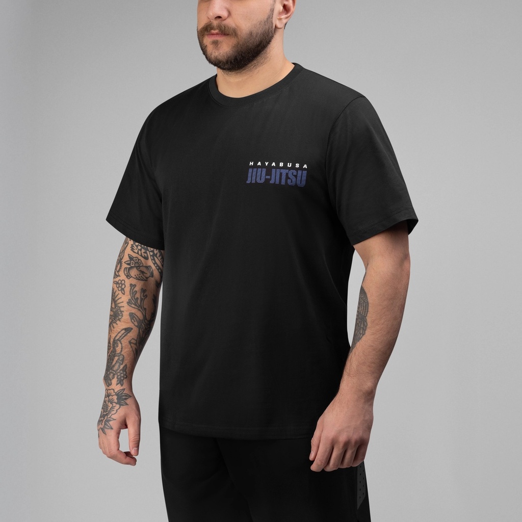 Hayabusa T-Shirt Jiu-Jitsu, Schwarz 2