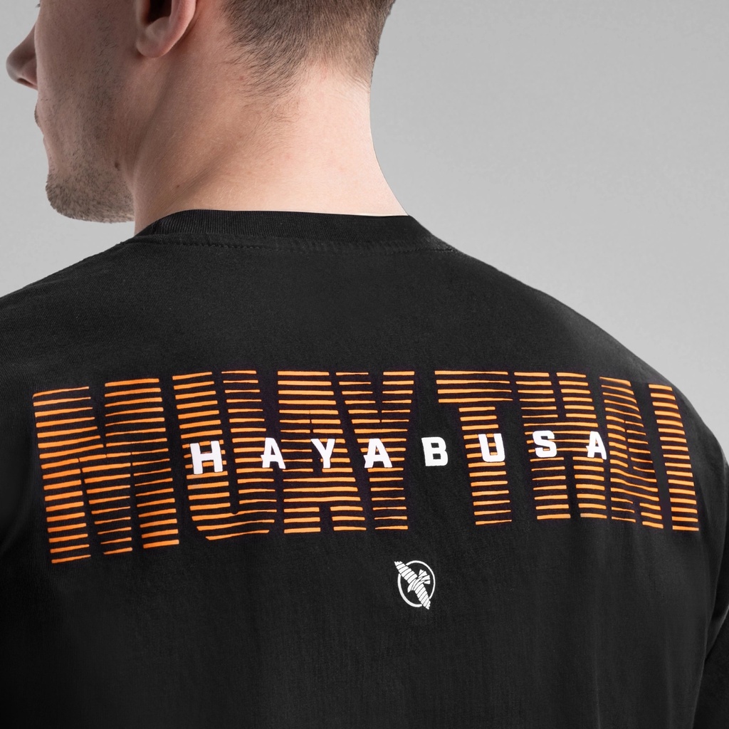 Hayabusa T-Shirt Muay Thai, Schwarz 3