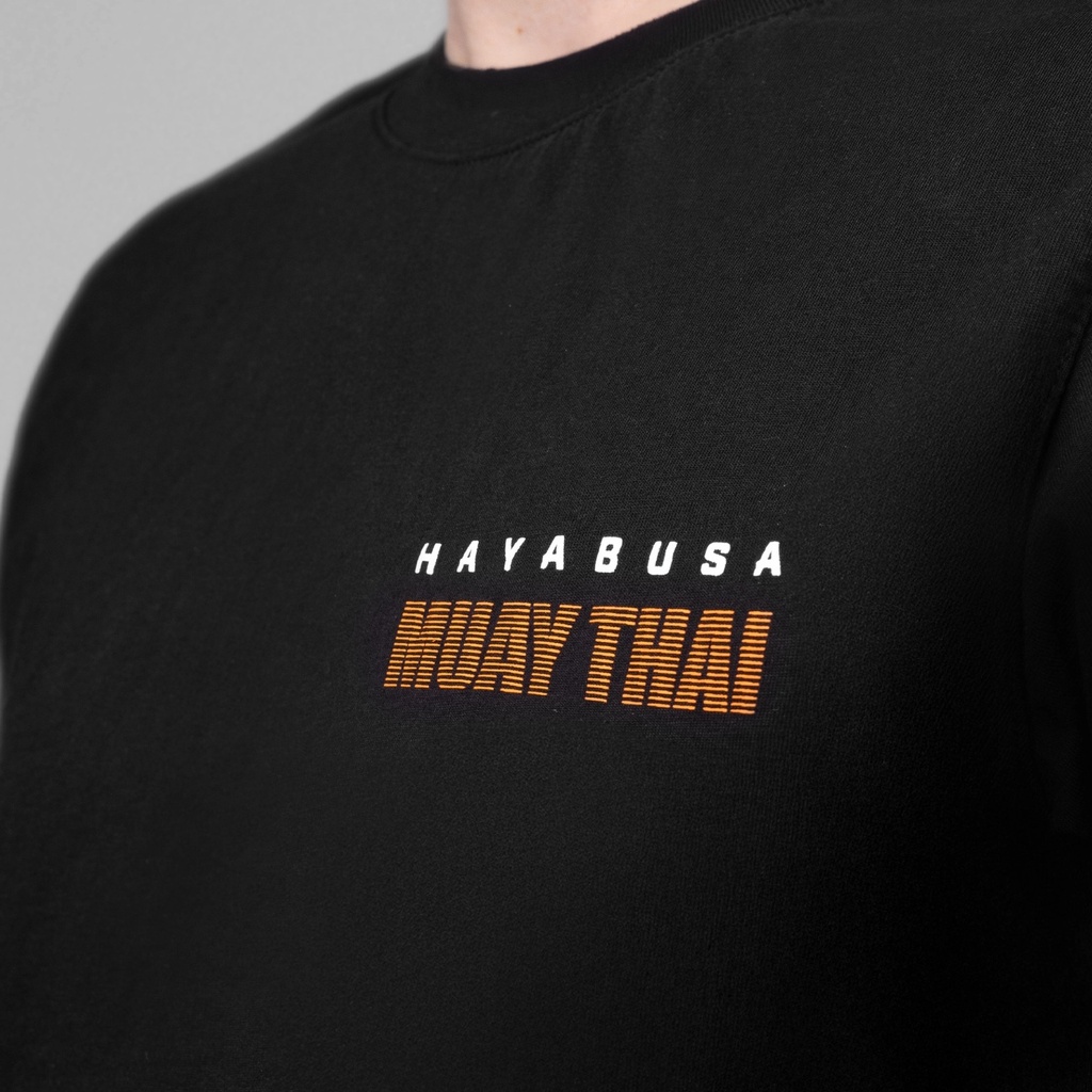 Hayabusa T-Shirt Muay Thai, Schwarz 4