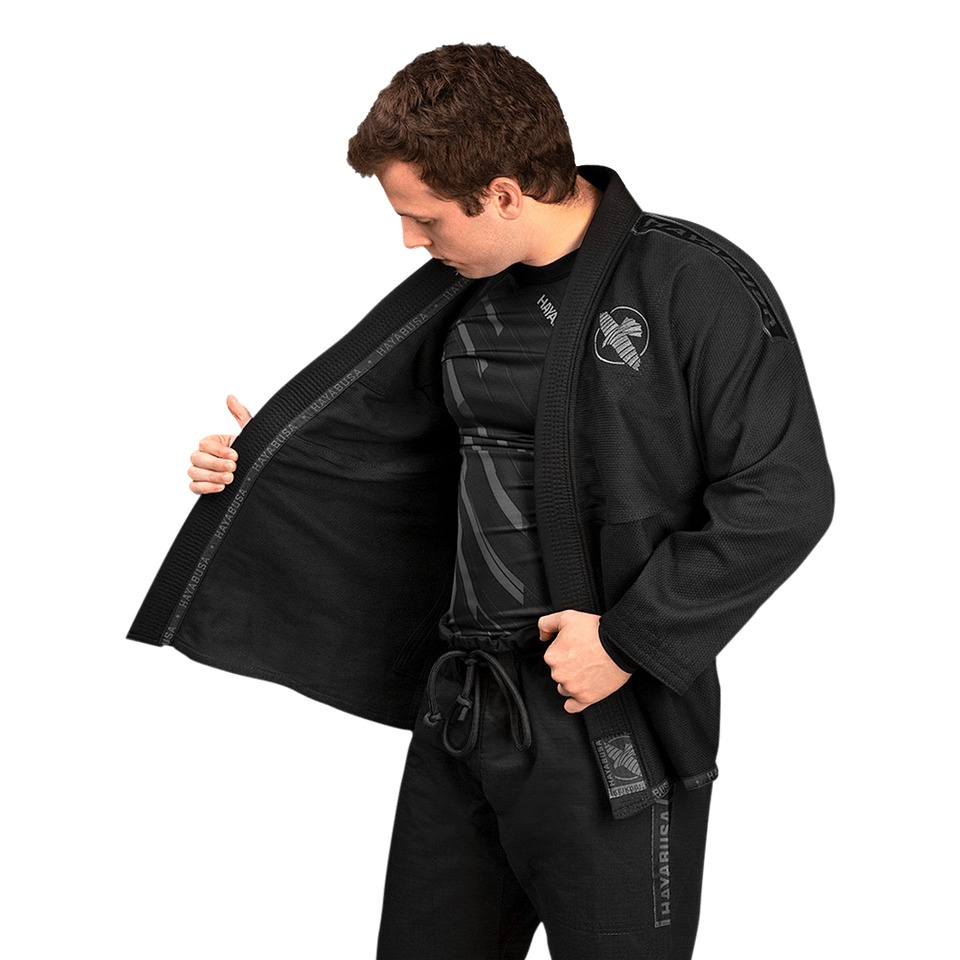 Hayabusa BJJ Gi Lightweight, Schwarz 3