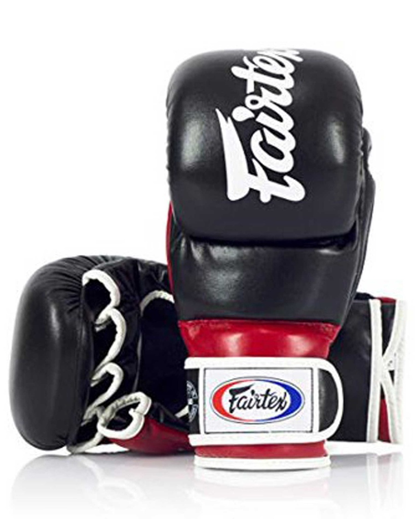 Fairtex MMA Handschuhe Super Sparring FGV18, Schwarz-Rot 3