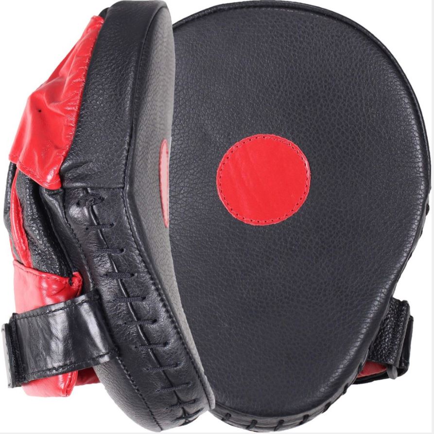 Cleto Reyes Boxpratzen mit Klettverschluss, Schwarz-Rot 8