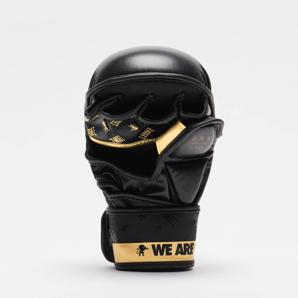 Leone MMA Sparring Handschuhe DNA, Schwarz-Gold 4