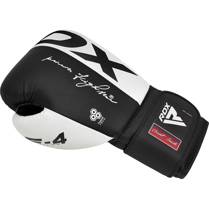 RDX Boxhandschuhe F4, Schwarz-Weiß 3