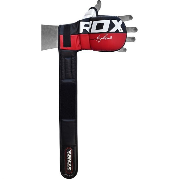 RDX MMA Handschuhe Sparring T6, Schwarz-Rot 2