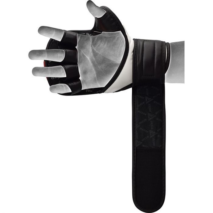 RDX MMA Handschuhe Sparring T6, Schwarz-Rot 5