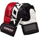 RDX MMA Handschuhe Sparring T6, Schwarz-Rot 6