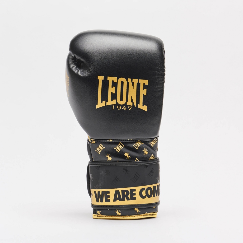 Leone Boxhandschuhe DNA, Schwarz-Gold 2