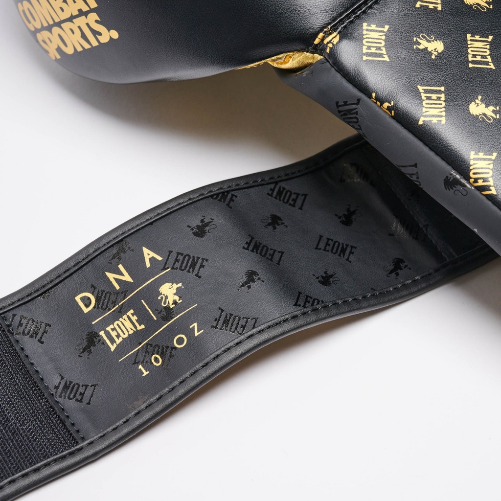 Leone Boxhandschuhe DNA, Schwarz-Gold 7