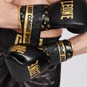 Leone Boxhandschuhe DNA, Schwarz-Gold 10