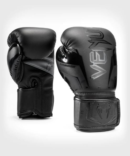 Venum Boxhandschuhe Elite Evo, Schwarz 2