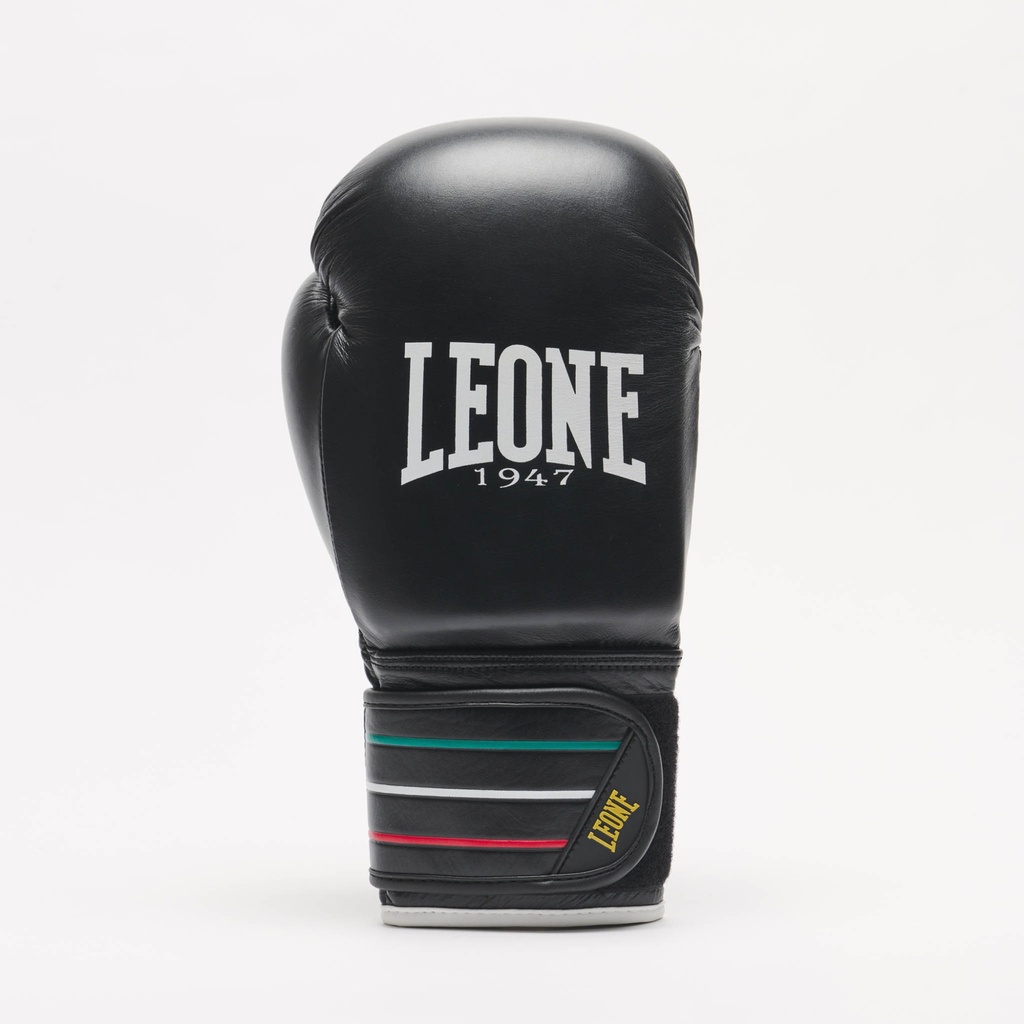 Leone Boxhandschuhe Flag, Schwarz 2