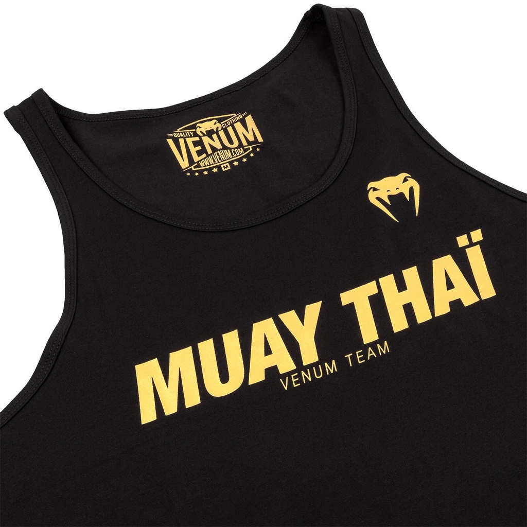 Venum Muay Thai VT Tank Top schwarz gold 4