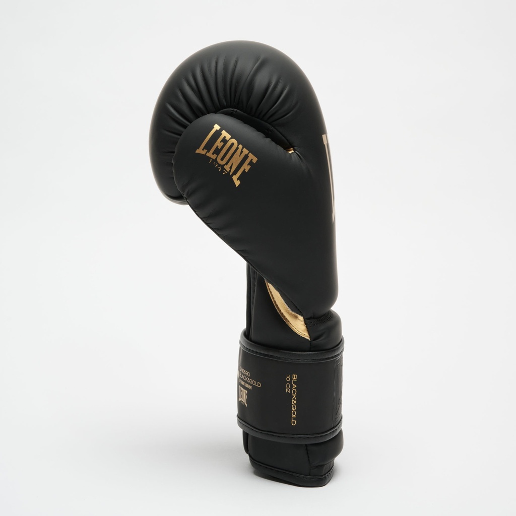 Leone Boxhandschuhe Edition, Schwarz-Gold 3