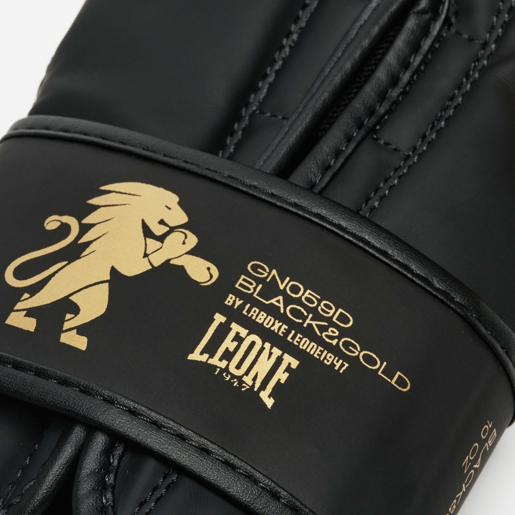 Leone Boxhandschuhe Black &amp; Gold Edition 6