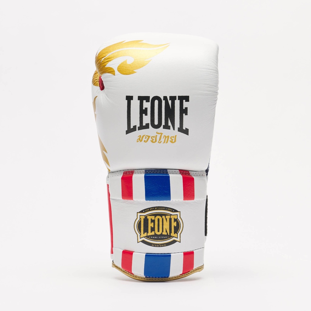 Leone Boxhandschuhe Thai Style, Weiss-Gold 2