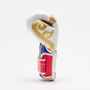 Leone Boxhandschuhe Thai Style, Weiss-Gold 3