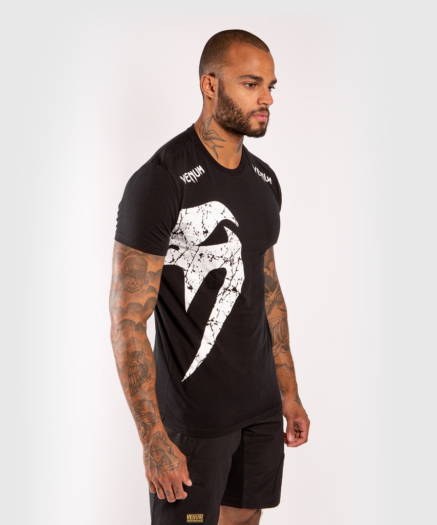 Venum T-Shirt Giant, Schwarz-Weiß 2