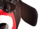 Top King Kopfschutz Face Saver, Weiß-Rot 8