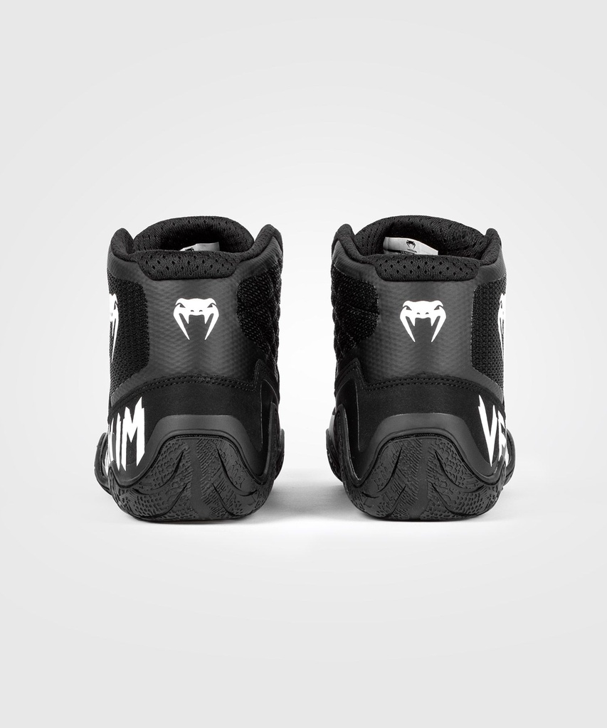 Venum Ringerschuhe Elite, Schwarz-Weiß 6