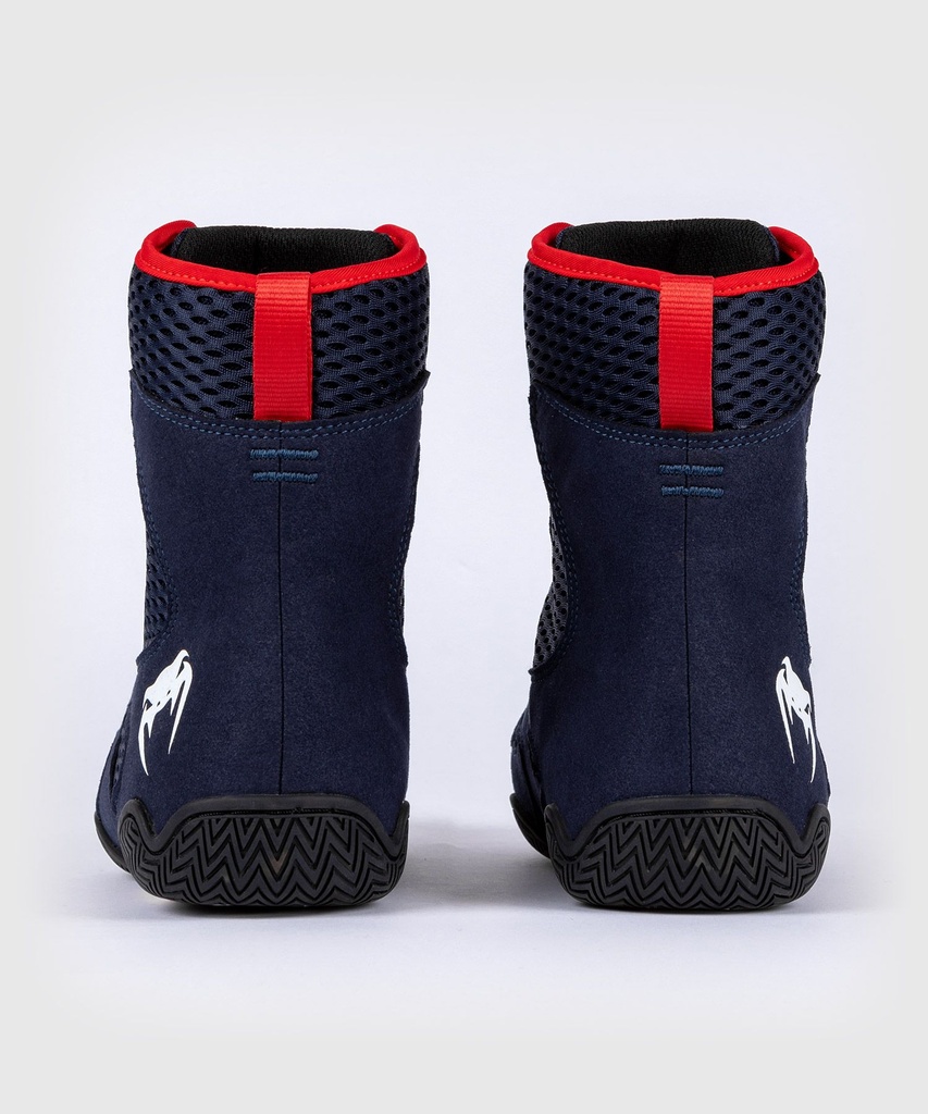 Venum Boxschuhe Contender, Dunkelblau-Rot 5