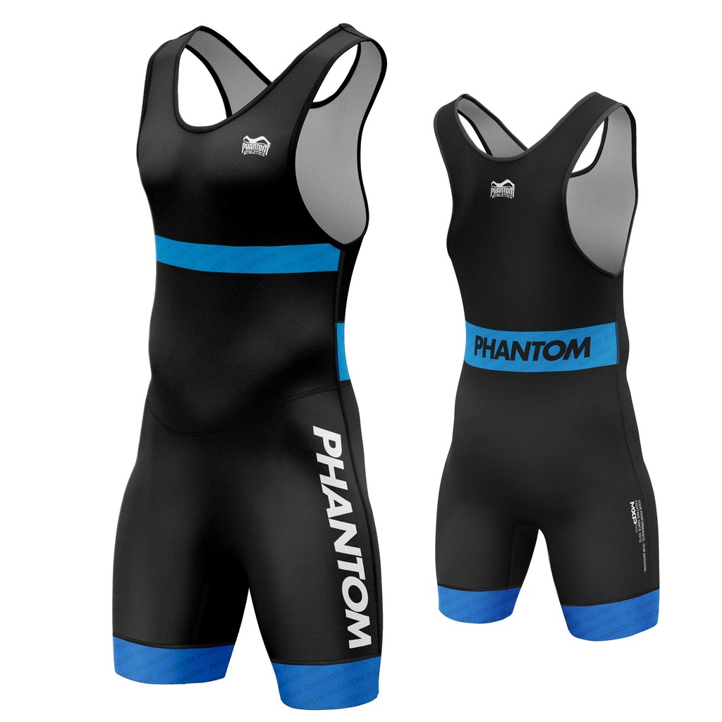 Phantom Ringertrikot Set Raptor Kids, Schwarz-Blau + Schwarz-Rot 2