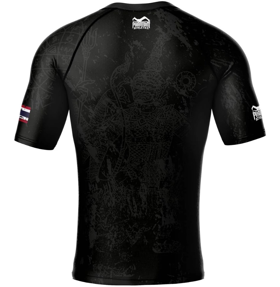 Phantom Rash Guard Muay Thai, Schwarz 2
