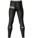Phantom Compression Pants Muay Thai, Schwarz 2