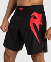 Venum Fight Shorts Light 5.0, Schwarz-Rot 4
