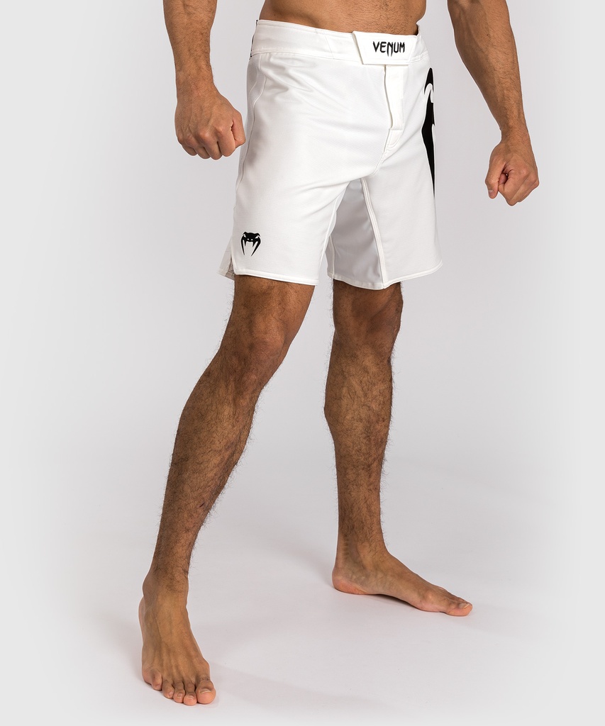 Venum Fight Shorts Light 5.0, Weiß-Schwarz 3