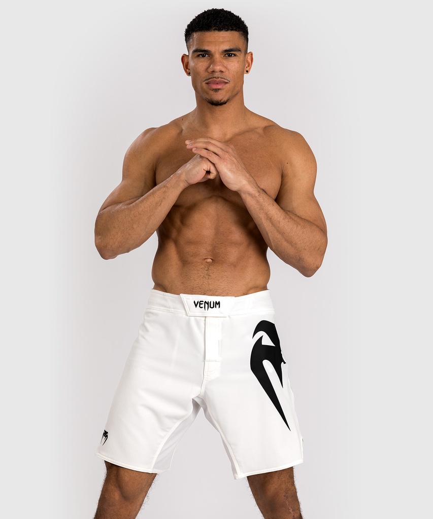Venum Fight Shorts Light 5.0, Weiß-Schwarz 4