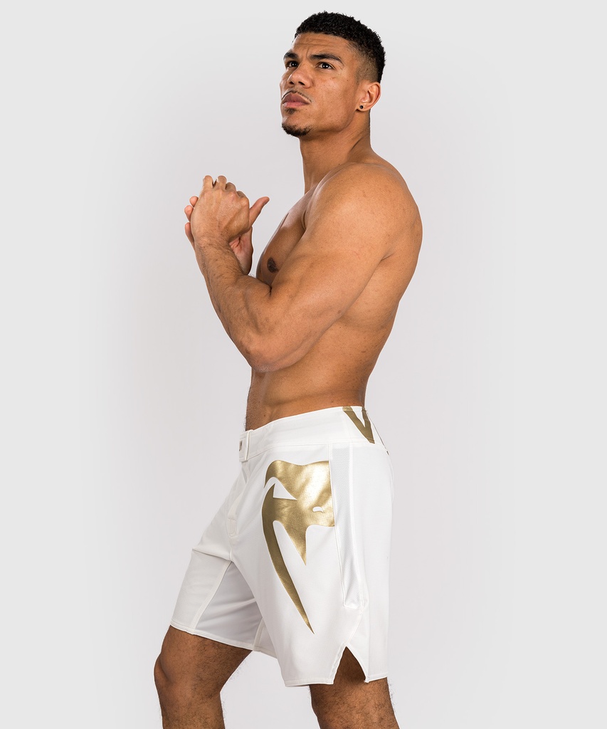Venum Fight Shorts Light 5.0, Weiß-Gold 5