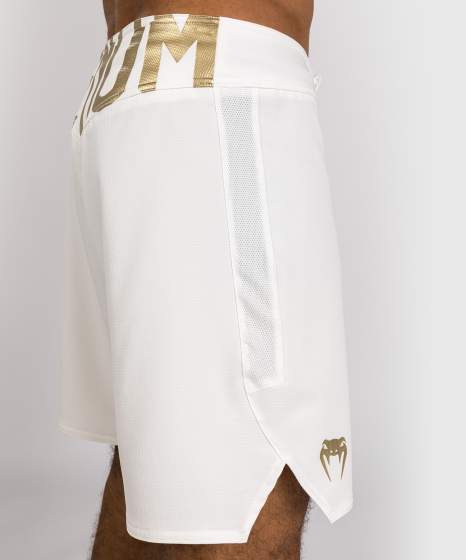 Venum Fight Shorts Light 5.0, Weiß-Gold 7