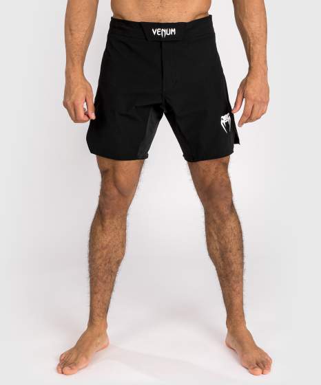 Venum Fight Shorts Contender, Schwarz-Weiß 2