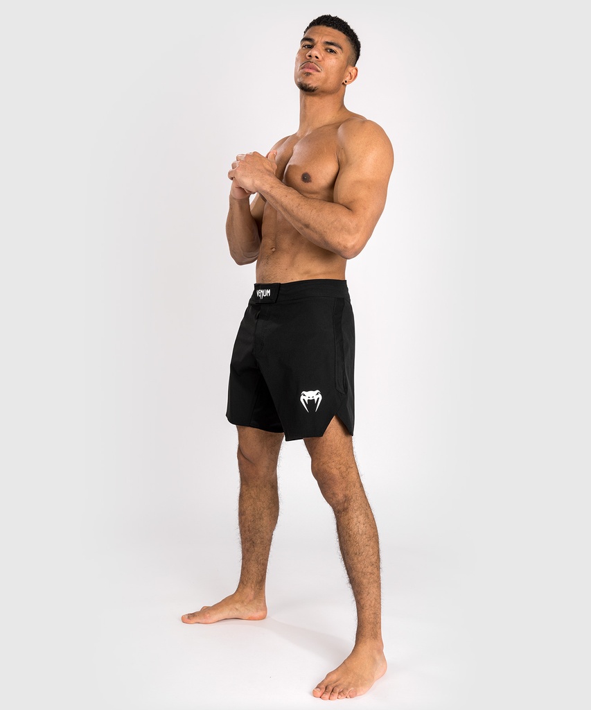 Venum Fight Shorts Contender, Schwarz-Weiß 4