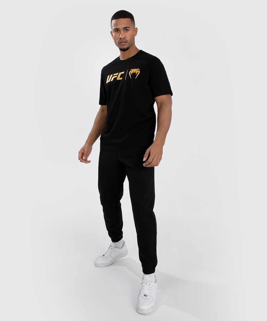 Venum T-Shirt UFC Classic, Schwarz-Gold 3